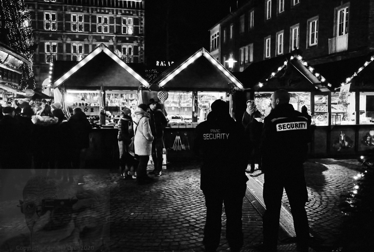 Appearing to keep all safe and having a good chat