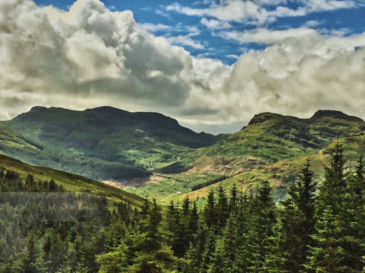 A surreal view of the Highlands